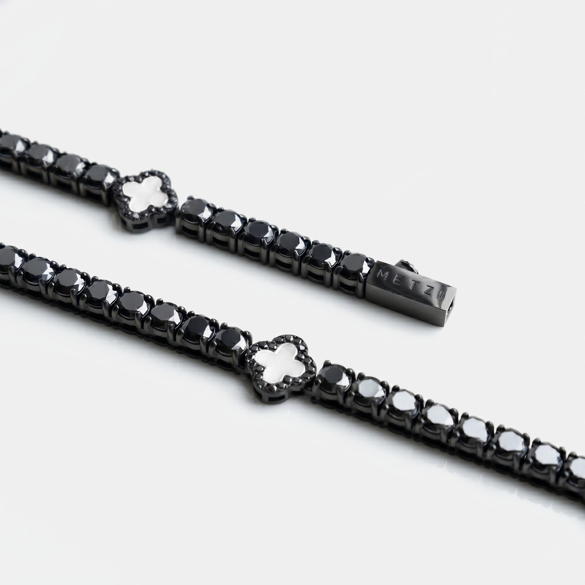 White Clover Tennis Bracelet